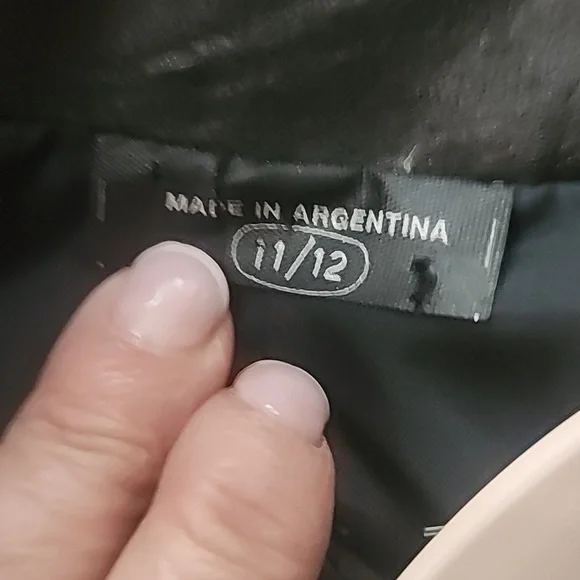 Marco Moroni Black 100% Leather Jacket.Made In Argentina. - Picture 12 of 12